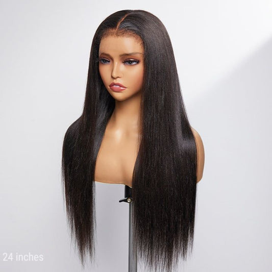 20 Inches Straight Human Hair Wig.